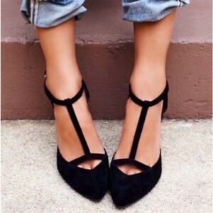 Jeffrey Campbell + Free People Suede Wedge Heel